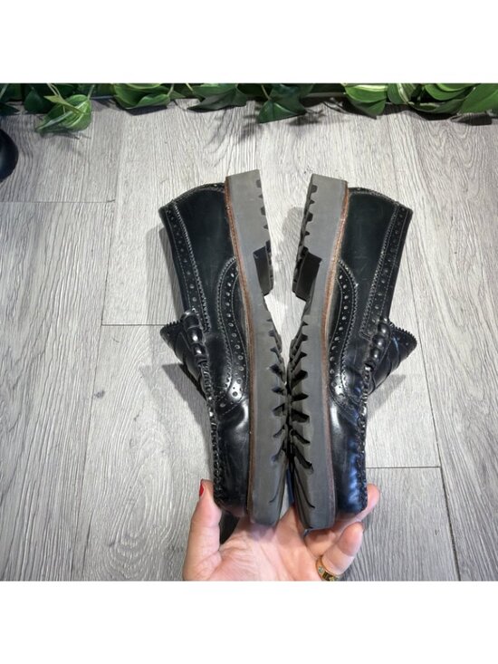 GH Bass Weejuns Larson Wingtip Lug Loafer Black Men 11.5 D main image 7